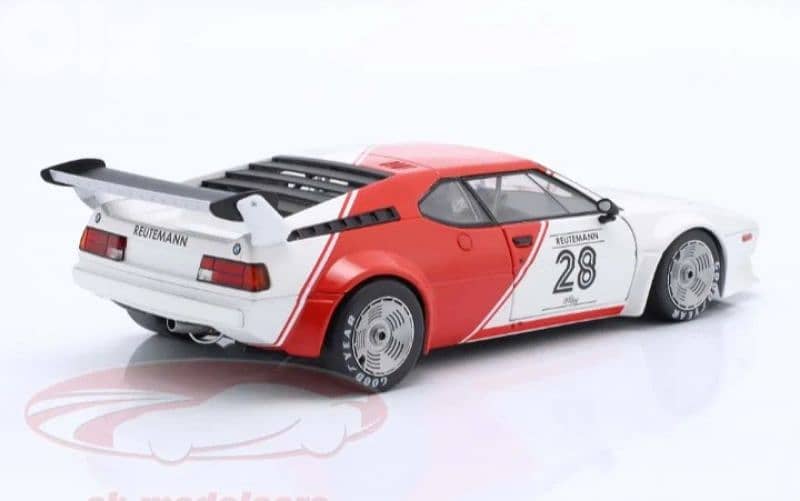 BMW M1 Pro car series 1980 (C. Reutemann) diecast car model 1;18 5