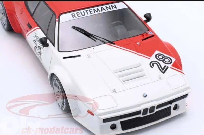 BMW M1 Pro car series 1980 (C. Reutemann) diecast car model 1;18 11