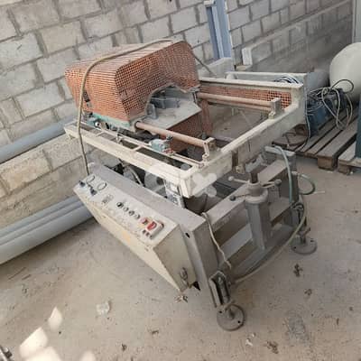 used krauss maffei complete HDPE pipe extrusion line