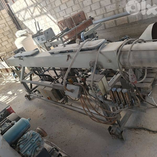 used krauss maffei complete HDPE pipe extrusion line 1