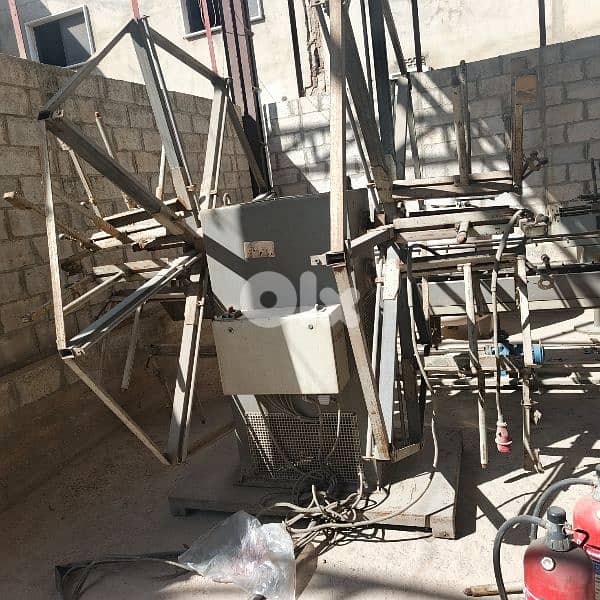 used krauss maffei complete HDPE pipe extrusion line 3