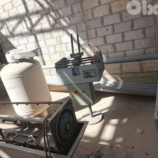 used krauss maffei complete HDPE pipe extrusion line 5