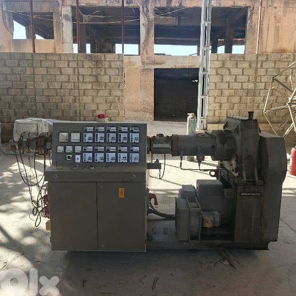 used krauss maffei complete HDPE pipe extrusion line 6