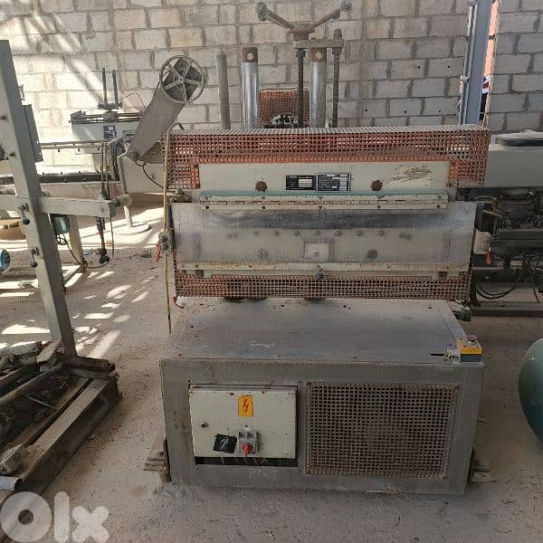 used krauss maffei complete HDPE pipe extrusion line 7