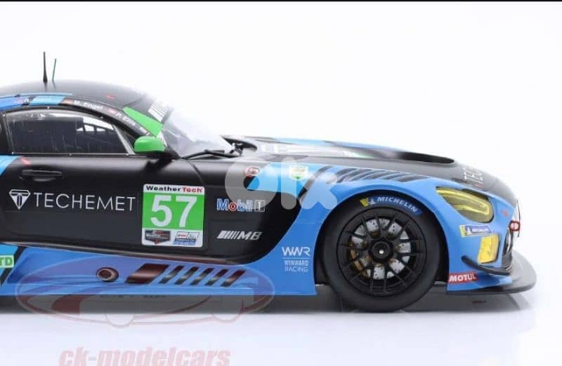 Mercedes AMG GT3 (24h Daytona 2021) diecast car model 1;18 5