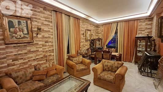 FURNISHED  APARTMENT FOR SALE IN MANSOURIEH PRIME,3BEDROOMS,(MA-466)