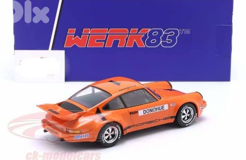 Porsche Carrera 3.0 RSR (IROC 1974) diecast car model 1;18 4