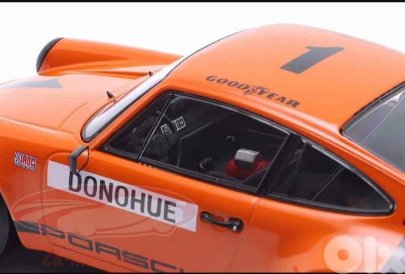 Porsche Carrera 3.0 RSR (IROC 1974) diecast car model 1;18 7