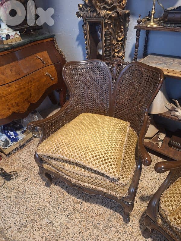 2 double canne english sofas 3