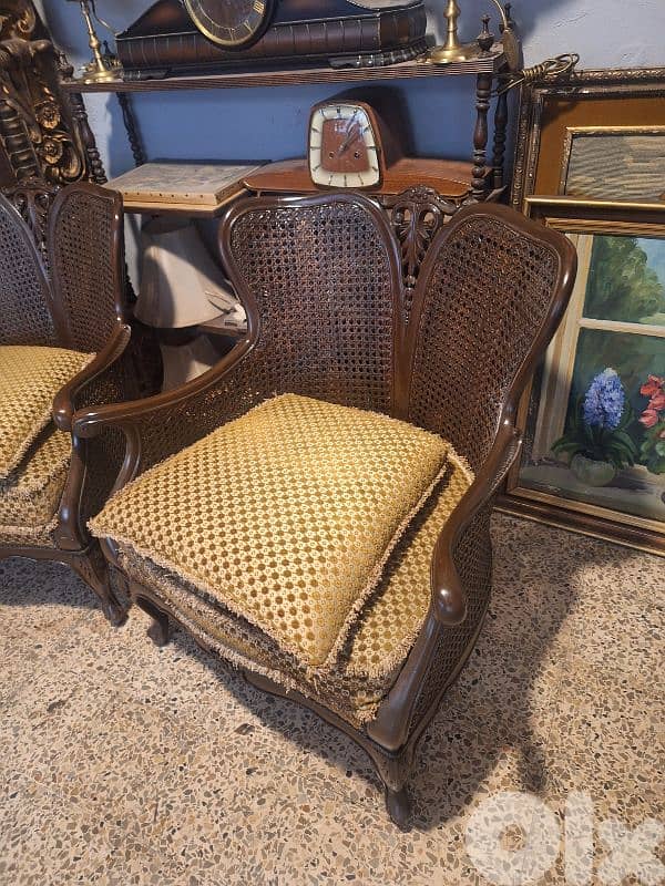 2 double canne english sofas 4