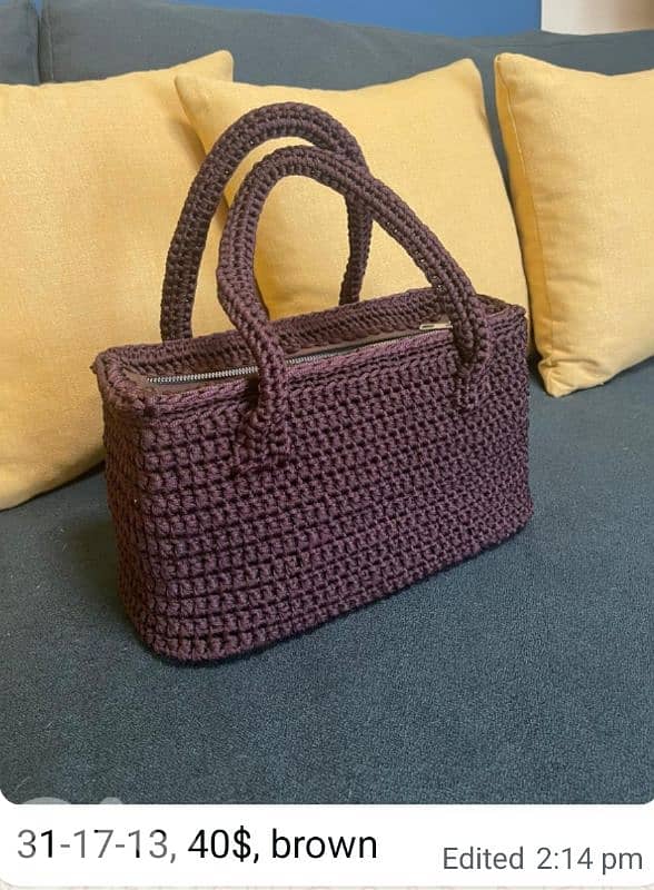 hand made crochet quality thick silk 1