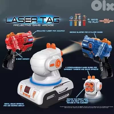 Laser Projector shooting game, funny game for kids