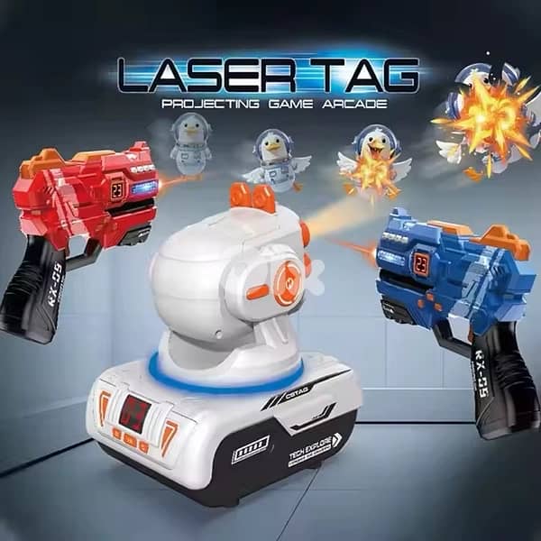 Laser Projector shooting game, funny game for kids 7