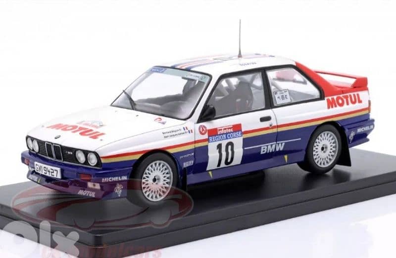 BMW M3 (E39) Tour De Corse 1987 diecast car model 1;24. 1