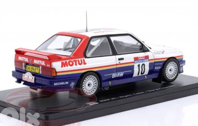 BMW M3 (E39) Tour De Corse 1987 diecast car model 1;24. 3