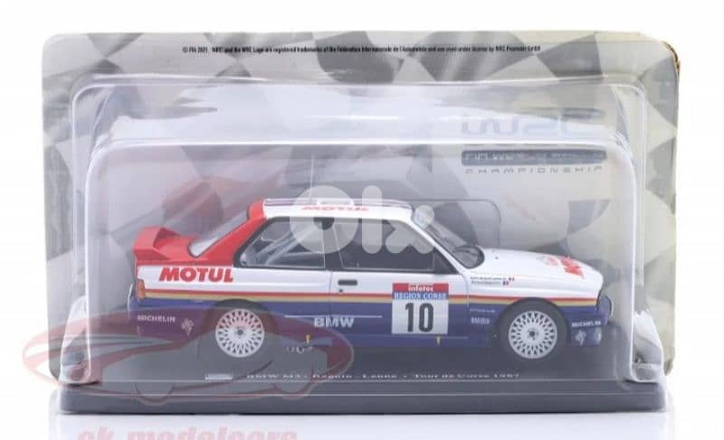 BMW M3 (E39) Tour De Corse 1987 diecast car model 1;24. 5
