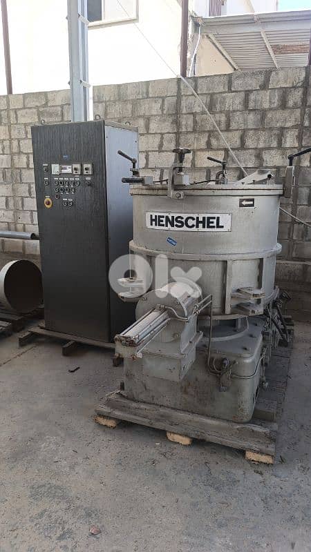 Henschel 500 liter film recycling mixer 1
