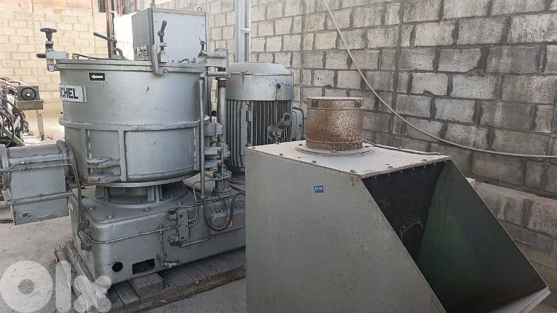 Henschel 500 liter film recycling mixer 2