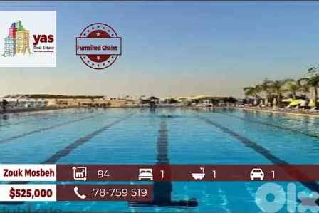 Zouk Mosbeh / Rimal 94m2 Chalet | Excellent Condition | Furnished | BG
