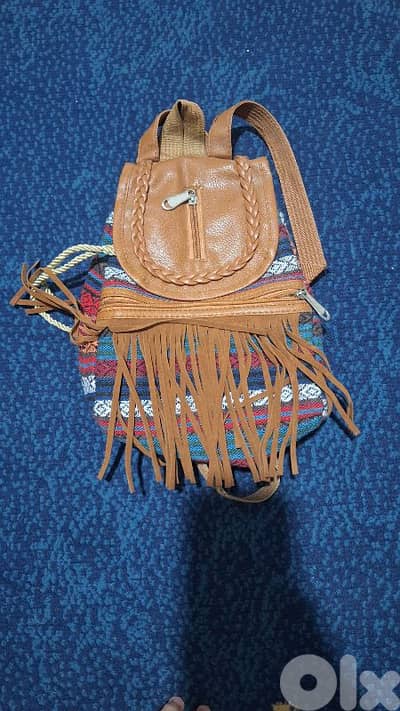 Small backpacks and handbags