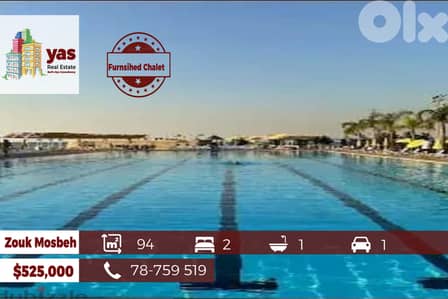 Zouk Mosbeh / Rimal 94m2 Chalet | Excellent Condition | Furnished | BG