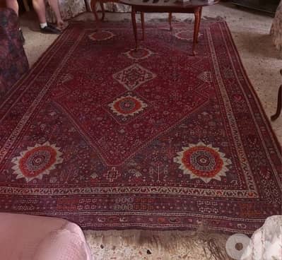 Handmade Shiraz Old Carpet.