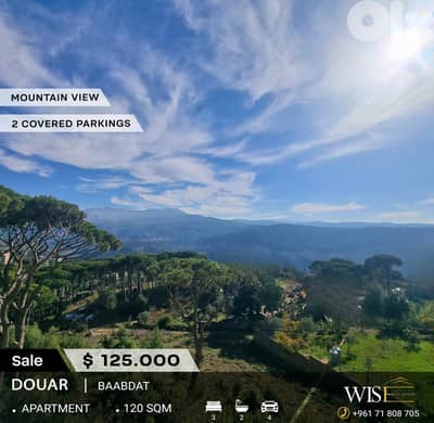 120 SQM Apartment for SALE in Douar – Baabdat!