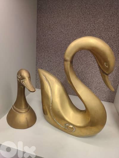 vintage 3 ducks made from bronze,in excellent condition