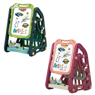 Drawing Board Educational Easel with Bookshelf - سبورة تعليمية للرسم