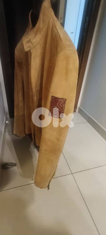 Genuine suede leather jacket 1