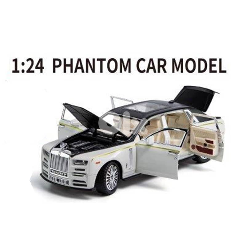 Rolls Royce Phantom 1:24 Scale Alloy Car Model Toy - سيارة رولز رويس 1