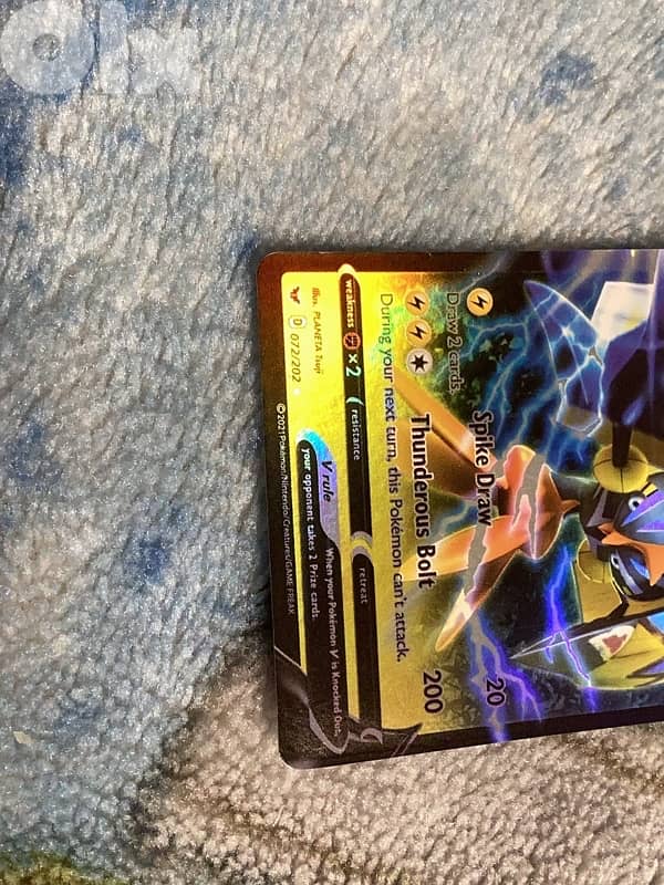 Pokemon tapu Koko V holo  ver rare 2