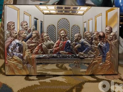 the last supper,jesus,made from silver 925