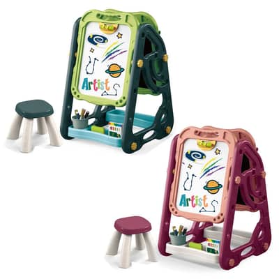 Kids Educational Double Sided Learning Easel Board - سبورة تعليمية