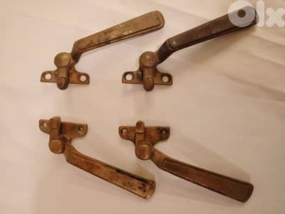 مسكات شبابيك إنجليزية قديمة نحاس