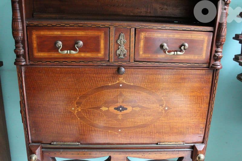Antique French secretary desk خزانة سكرتير فرنسية انتيك 2