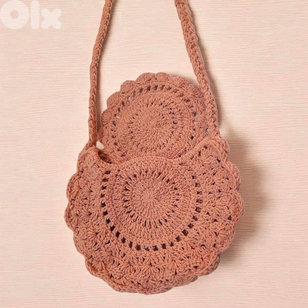 handmade crochet boho bag 1
