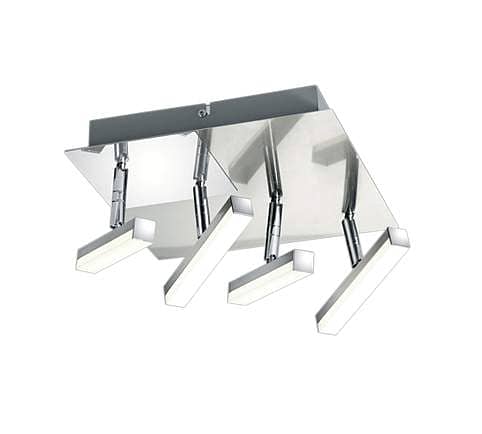 Trio Opium LED Ceiling Light – 4 Adjustable Heads, Matte Nickel Finish 3