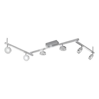 EGLO Cardillio LED Spotlight – 1.58m Ceiling Light, 6 Adjustable Heads