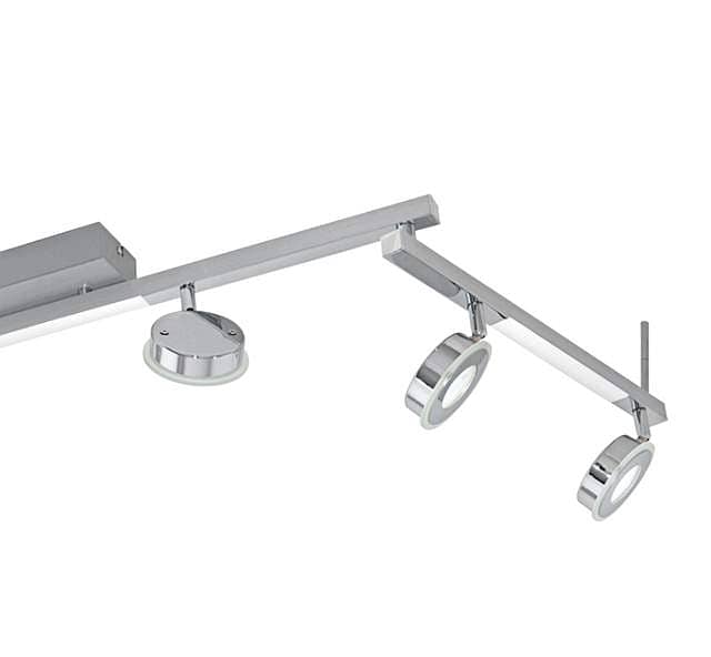 EGLO Cardillio LED Spotlight – 1.58m Ceiling Light, 6 Adjustable Heads 1