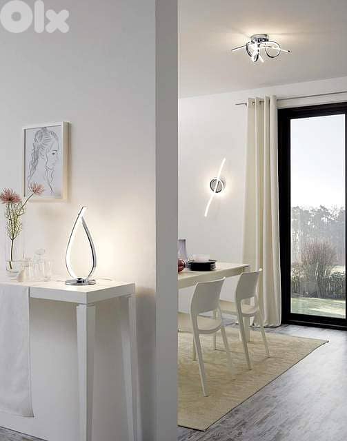 EGLO Selvina LED Ceiling Light – Modern Ribbon Design, Warm White 2