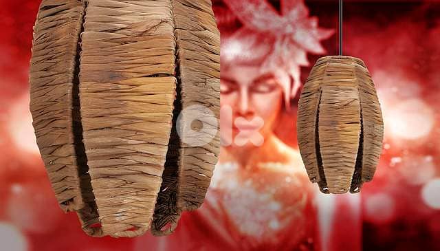 EGLO Mongu Pendant Lamp – Natural Raffia Lighting for Boho Decor 2