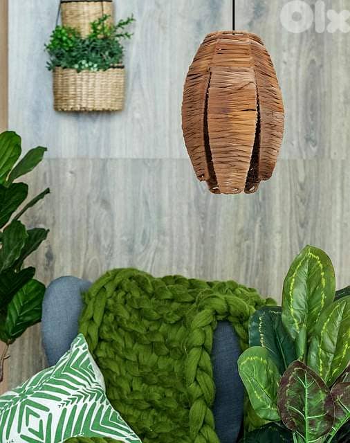 EGLO Mongu Pendant Lamp – Natural Raffia Lighting for Boho Decor 3