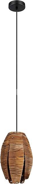 EGLO Mongu Pendant Lamp – Natural Raffia Lighting for Boho Decor 6