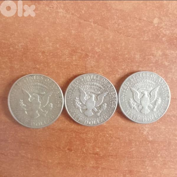 HALF DOLAR USA SILVER COINS 1
