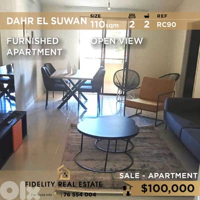 Apartment for sale in Dahr El Souwen RC90 شقة للبيع في  ضهر الصوان،