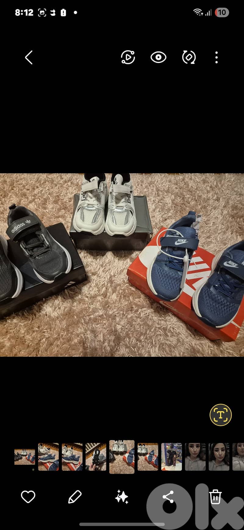 3 boy trainer size 31 new Nike and new balance 1