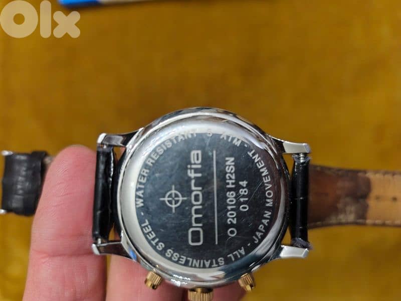 omorifia chronograph,44mm,in excellent condition 2