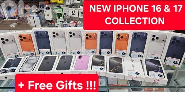 IPHONE 17PRO / PROMAX 256  SIM+ESIM 2YEARS WARRANTY