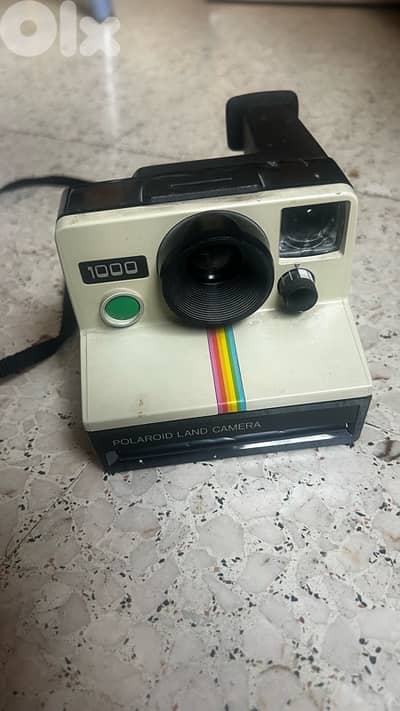 collectible polaroid camera